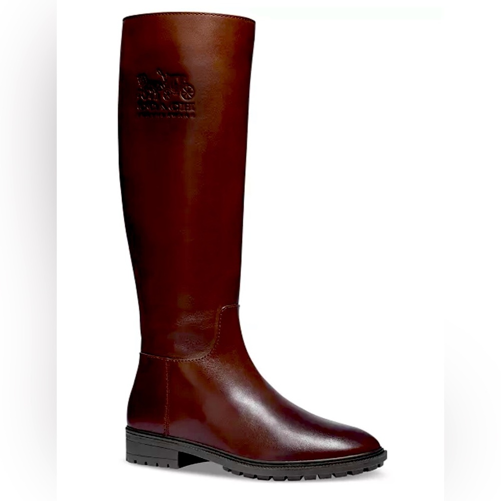 Coach Brown Knee-High Boots